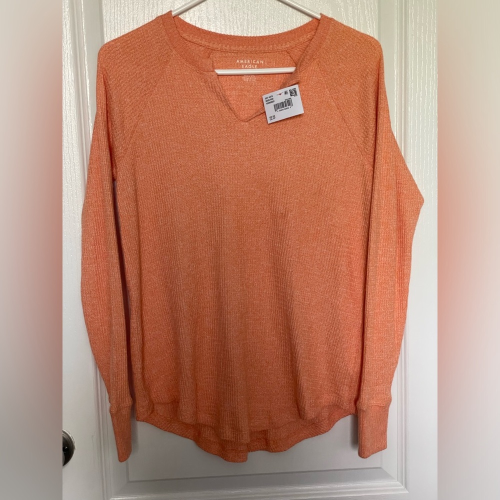 NWT American Eagle Women’s Waffle Knit Long Sleeve Size XS